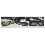 Large Group of Vintage 3D Projector Glasses etc