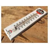 Vintage STANDARD OIL - 11 1/2" Metal Thermometer - Decent