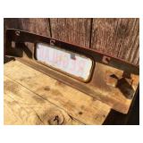 Vintage Gas Pump "REGULAR" Metal Pump Header/Top - 23" x 6"