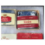 Vintage Cigarette Light Display - CAMEL - PHILIP MORRIS - WINSTON