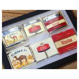 Vintage Cigarette Light Display - CAMEL - PHILIP MORRIS - WINSTON