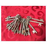 (20) Vintage Skeleton Keys