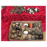 Group Vintage Door Knobs + Wheels - Wood/Porcelain