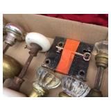 Group Vintage Door Knobs + Wheels - Wood/Porcelain