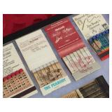 NIfty! Vintage "Feature" Matchbooks Display - 14 1/2" x 8"
