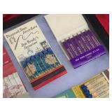 NIfty! Vintage "Feature" Matchbooks Display - 14 1/2" x 8"