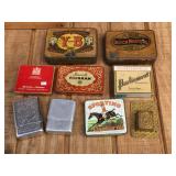 Vintage Cigar + Cigarette Containers
