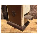 Antique 1 Cent Matchbook Vending Dispenser - Works!