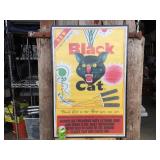 Framed BLACK CAT - Fireworks Advertiser/Poster 24" x 36"