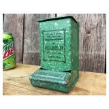 Vintage Tin Match Holder - With Intact Lids