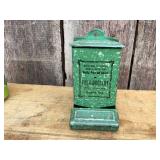 Vintage Tin Match Holder - With Intact Lids