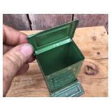 Vintage Tin Match Holder - With Intact Lids