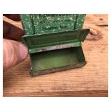 Vintage Tin Match Holder - With Intact Lids
