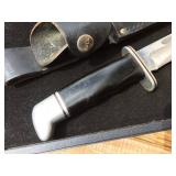 Classic! BUCK 120 Knife + Sheath - Blade Appears VERY GOOD!