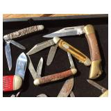 Group Vintage Pocket Knives - Click For Details