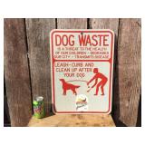 DOG WASTE - 15" x 21" Aluminum Sign