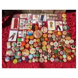 Nifty Vintage Pinbacks/Button Collection - Many Local Interest
