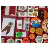 Nifty Vintage Pinbacks/Button Collection - Many Local Interest
