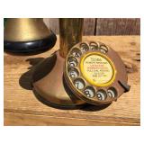 Antique GEC Brass Candlestick Telephone - Made in England