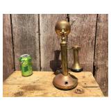 Antique GEC Brass Candlestick Telephone - Made in England