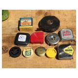 Vintage Advertiser/Tape Measure Group
