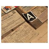 Interesting Vintage Ephemera (Collectable Paper)