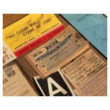 Interesting Vintage Ephemera (Collectable Paper)