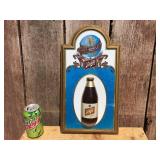 Vintage SCHLITZ 1/2 Bottle/Foil Bar/Beer Sign - 17"