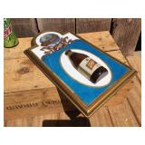 Vintage SCHLITZ 1/2 Bottle/Foil Bar/Beer Sign - 17"