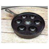 Vintage GRISWOLD No. 32 Cast Iron Hole AEBLESKIVER 962 Pan