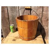 Vintage Wooden Bucket/Ice Cream Maker Bucket