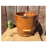 Vintage Wooden Bucket/Ice Cream Maker Bucket