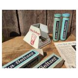 Nifty Vintage - ALKA SELTZER Dispenser + Tablet Tubes - Look This Up!