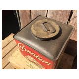 Vintage CARNATION MALTED MILK - 25 Lb Tin Container - Wow!
