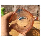(3) Nifty Vintage Depression Measuring Cups - Pink/Amber/Carnival