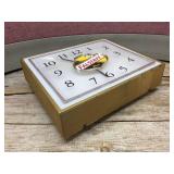 Vintage FALSTAFF - Lighted Clock - Works!