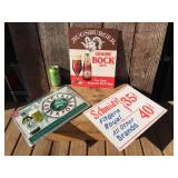 Vintage SPECIAL EXPORT - AUGSBURGER - Schmidt/Fitgers Advertiser Display Boards