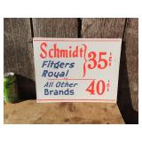 Vintage SPECIAL EXPORT - AUGSBURGER - Schmidt/Fitgers Advertiser Display Boards