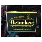 Vintage HEINEKEN - Lighted Sign - 11 1/2" x 8 1/4"