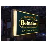 Vintage HEINEKEN - Lighted Sign - 11 1/2" x 8 1/4"