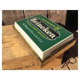 Vintage HEINEKEN - Lighted Sign - 11 1/2" x 8 1/4"