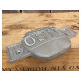 Vintage - BOSTON - Beans Pot - Aluminum Sign