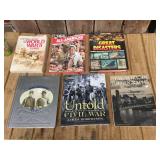 Vintage Books - WWII - All American Spirit - Great Disasters - Civil War - New York