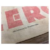 Vintage KENDALL LUBE "Change Now" - Canvas Advertiser Banner