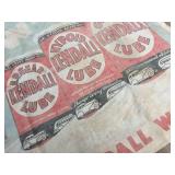 Vintage KENDALL LUBE "Change Now" - Canvas Advertiser Banner