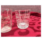 Antique PRE-PROHIBITION Shot Glasses - MPLS/St Paul Area