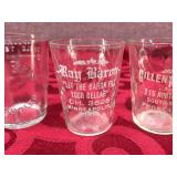 Antique PRE-PROHIBITION Shot Glasses - MPLS/St Paul Area