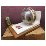 Wow! Vintage SCHLITZ Hanging/Rotating Lighted Globe - Works!