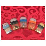 (5) Vintage SCRIPTO "VU-Lighter" - Fishooks - Bowler
