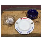 (3) Vintage Ash Trays - HAMM